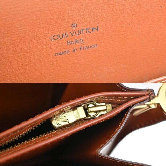 LOUIS VUITTON LV Capucines Shoulder Bag Epi Leather Brown France M52343 80KA705 - Picture 12 of 16
